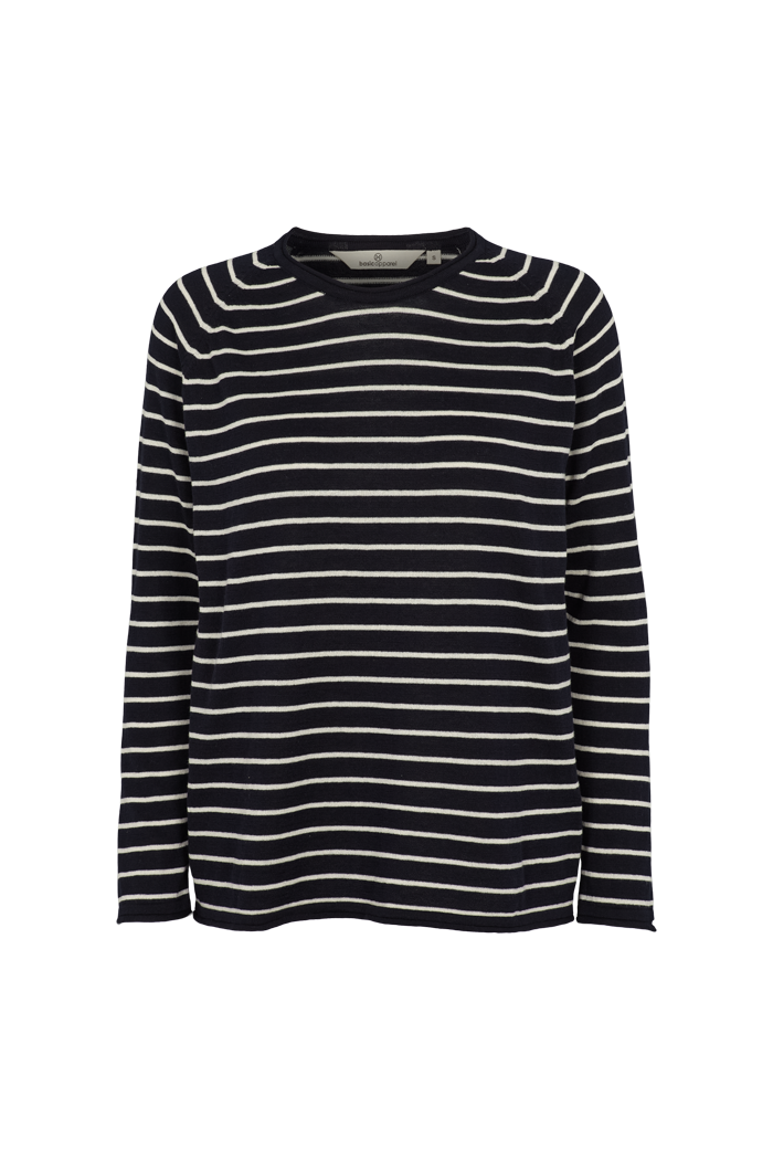 Basic Apparel Soya Sweater Sweaters 445 Navy/Whisper White